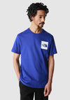 The North Face Mens Fine T-Shirt, Lapis Blue