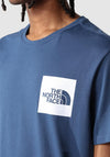 The North Face Mens Fine T-Shirt, Shady Blue