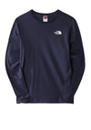 The North Face Mens Easy Long Sleeve T-Shirt, Summit Navy