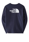The North Face Mens Easy Long Sleeve T-Shirt, Summit Navy