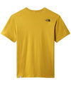 The North Face Mens Mountain Line T-Shirt, Mineral Gold