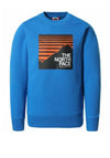 The North Face Kids Box Logo Crew Sweater, Blue