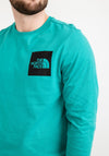 The North Face Redbox Long Sleeve T-Shirt, Turquoise
