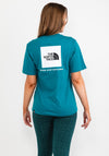 The North Face Womens Relaxed Redbox T-Shirt, Harbour Blue