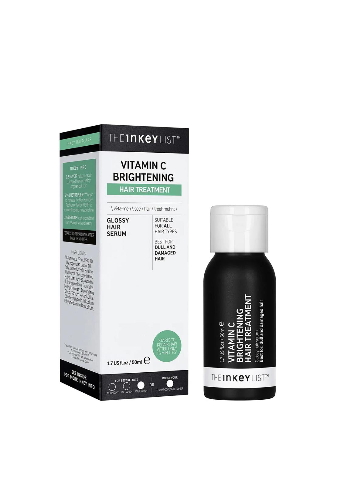 The Inkey List Vitamin C Brightening Hair Treatment, 50ml