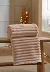 Deyongs Radley Luxury Plush Throw, Blush