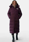 The North Face Womens Extra Long Puffer Coat, Purple