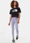 The North Face Girls Cropped T-Shirt, Black