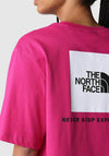 The North Face Relaxed Redbox T-Shirt, Fuschia