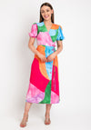 This Girl’s Curiosity Buttoned Wrap Midi Dress, Multi