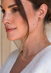 Ti Sento Milano Gold Plated, Zirconia White Star Stud Earrings 7822ZY