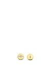 Ti Sento Milano Gold Plated, Zirconia White Star Stud Earrings 7822ZY