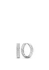 Ti Sento Milano Braided Hoop Earrings, Silver