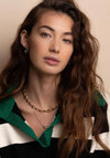 Ti Sento Milano Coffee Bean Hoop Earrings, Silver & Gold