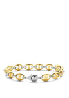 Ti Sento Milano Coffee Bean Token Bracelet, Silver & Gold
