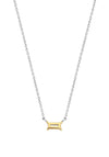 Ti Sento Baguette CZ Necklace, Silver
