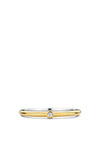 Ti Sento Cubic Zirconia Solitaire Ring, Gold