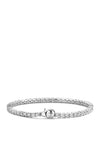 Ti Sento Earrings & Tennis Bracelet Set, Silver