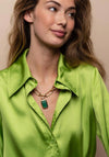 Ti Sento Locket Pendant, Green