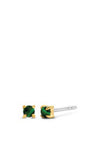 Ti Sento Malacite Stone Stud Earrings, Green