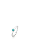 Ti Sento Milano Turquoise Round Stone Ring, Silver