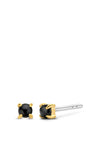 Ti Sento Onyx Stone Stud Earrings, Black