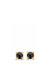 Ti Sento Onyx Stone Stud Earrings, Black