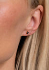 Ti Sento Onyx Stone Stud Earrings, Black