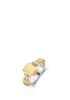 Ti Sento Milano Rectangular Centrepiece Ring, Gold Size 58