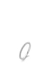 Ti Sento Milano Rope Detail Ring, Silver Size 60