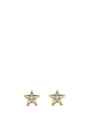 Ti Sento Star Stud Earrings, Gold