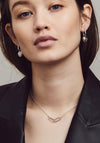 Ti Sento Two-Link Necklace, Silver