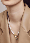 Ti Sento White Pearl Necklace
