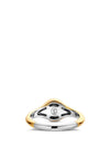 Ti Sento Milano White Zirconia Centrepiece Ring, Gold