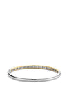 Ti Sento  Zig-Zag Lines Bangle, Silver
