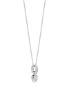 Ti Sento Zirconia Pendant Necklace, Silver