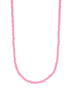 Ti Sento Milano Pink Beaded Necklace, Silver