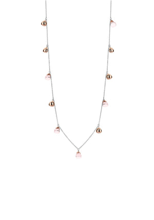 Ti Sento Rosebuds Necklace, Silver