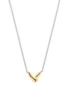 Ti Sento Milano Plait Pendant Necklace, Gold