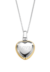 Ti Sento Milano Crystal Love Heart Pendant Necklace, Gold