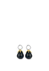 Ti Sento Black Onyx Flowerbud Drop Ear Charms 9216BO