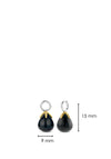 Ti Sento Black Onyx Flowerbud Drop Ear Charms 9216BO