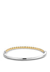Ti Sento Duo Plated Gold Bubble Bangle Bracelet, Silver and Gold TIS2944SY