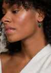 Ti Sento Milano Green Malachite Flowerbud Drop Earrings 7802MA