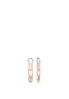 Ti Sento Rose Gold and Sterling Silver Arrow Feather Ear Charms 9225MW