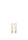 Ti Sento Rose Gold and Sterling Silver Arrow Feather Ear Charms 9225MW