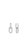 Ti Sento Silver Twist Chain Link Earrings 7831ST