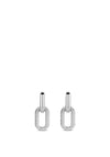 Ti Sento Silver Twist Chain Link Earrings 7831ST