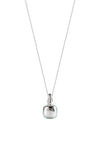 Ti Sento Turquoise Cushion Stone Necklace, Silver