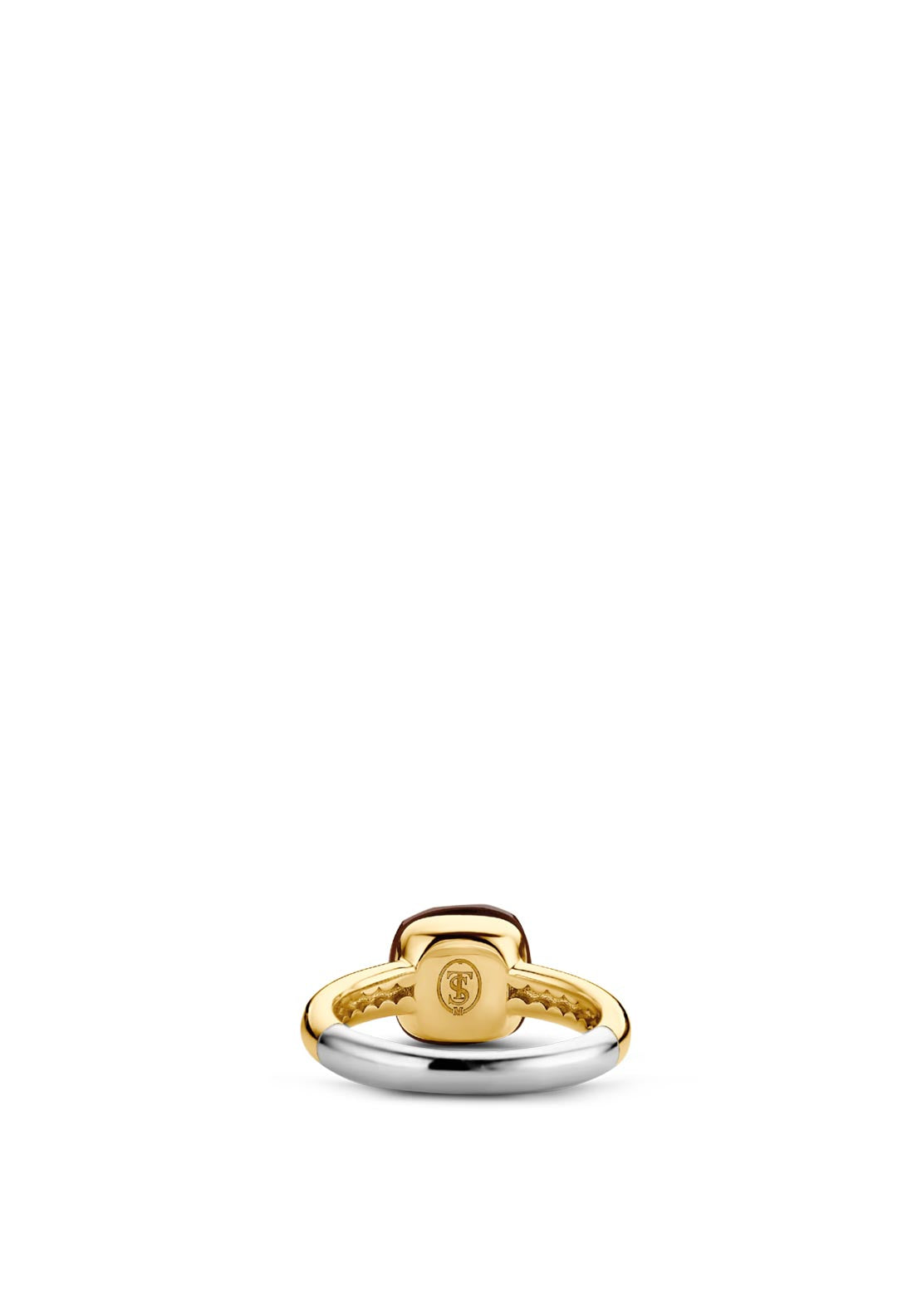 Ti Sento Milano Duo Plated Tortoise Brown Ring